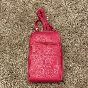 Vibrant compact travel clutch